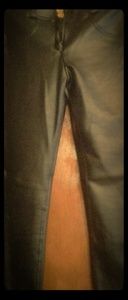 Faux leather pants